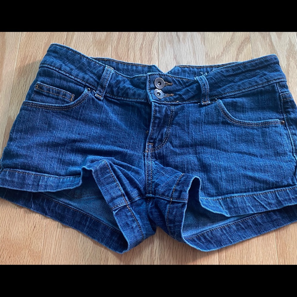 Denim shorts